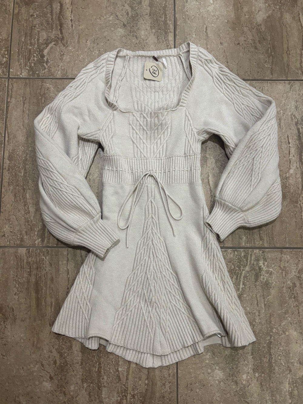 Free People Emmaline Mini Sweater Knit Dress